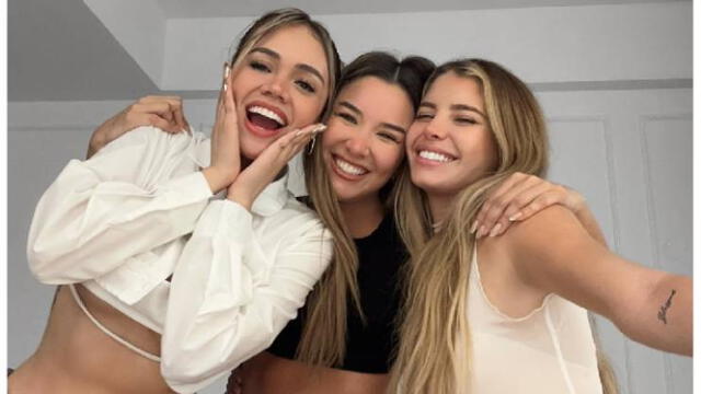 Mayra Goñi, Aleesandra Fuller y Flavia Laos. Foto: Instagram   