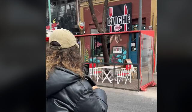 Restaurante peruano en Argentina. Foto: TikTok    