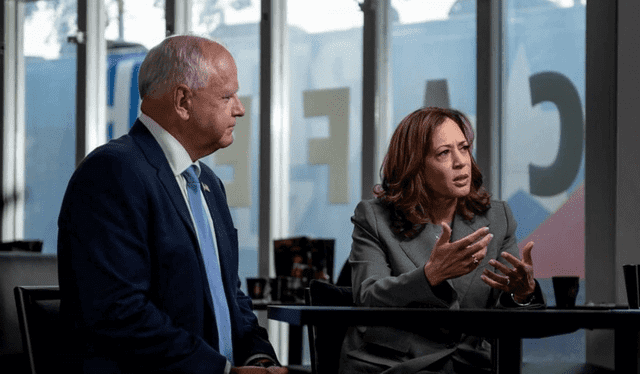  En declaraciones para CNN, Kamala Harris detalló su estrategia para resolver la crisis migratoria en Estados Unidos. Foto: The Australian   