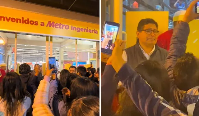 Trabajadores de Metro UNI el último 27 de agosto. Foto: TikTok