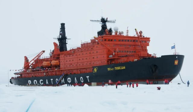  El Polo Norte es uno de los dos puntos donde el eje de rotación de la Tierra. Foto: Epe   