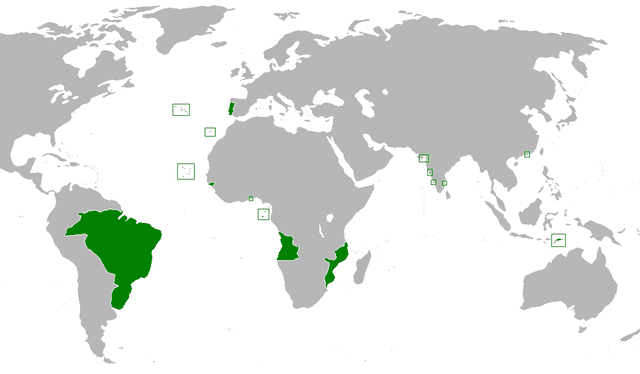 Distribución del Reino Unido de Portugal, Brasil y Algarve. Foto: Wikipedia   