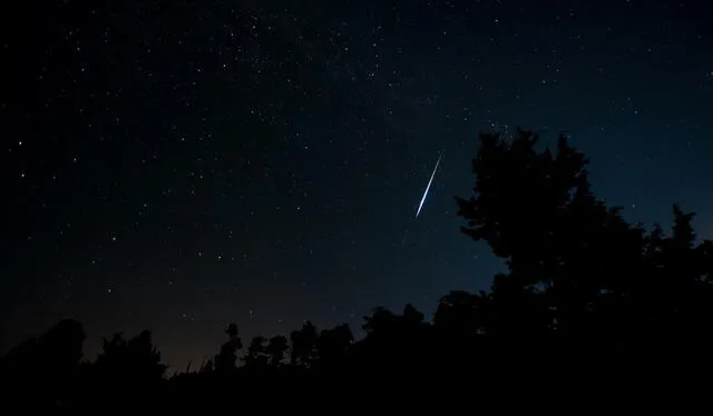 La lluvia de estrellas Perseidas también se ven en septiembre, pero en una actividad muy baja. Foto: Flickr   