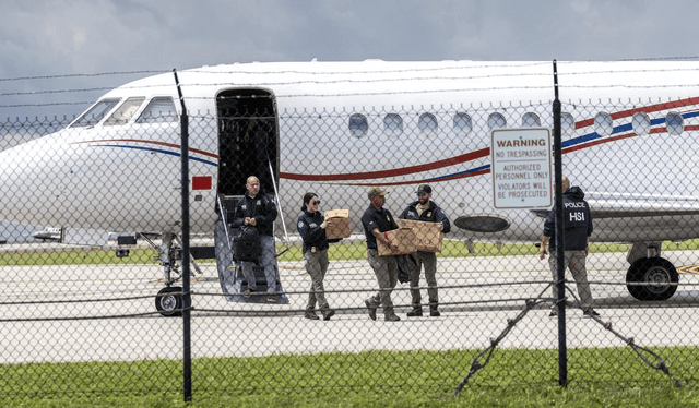  La incautación del avión de Nicolás Maduro generó la respuesta de Donald Trump, dónde atacó al Partido Demócrata. Foto: EFE   