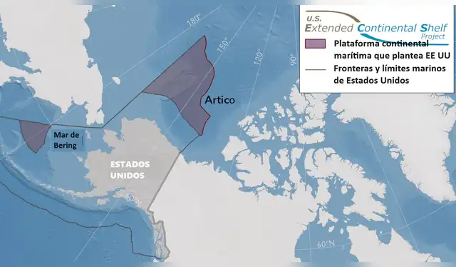 Estados Unidos reclama por áreas estratégicas, dónde la más significativa es la región del Ártico. Foto: La Razón Estados Unidos reclama por áreas estratégicas, dónde la más significativa es la región del Ártico. Foto: La Razón