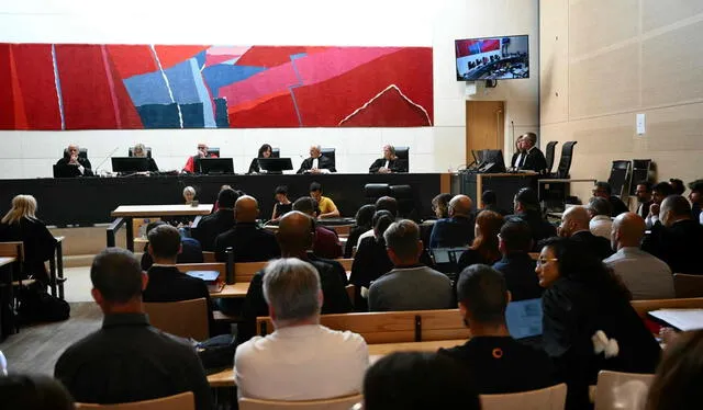 El juicio contra los 71 hombres implicados. Foto: ABC   