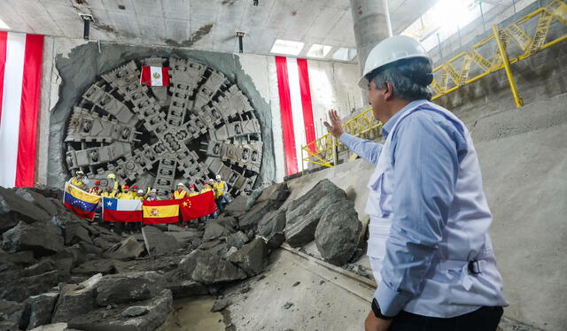  Tuneladora de la Línea 2 del Metro de Lima