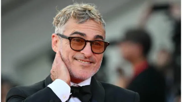 Joaquin Phoenix evitó algunas preguntas. Foto: AFP   