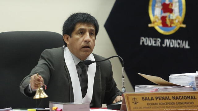 El juez Richard Concepción advirtió que tiene una apretada agenda de diligencias   