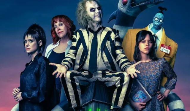 'Beetlejuice 2': la película de Tim Burton es la más vista del momento. Foto: Warner Bros   