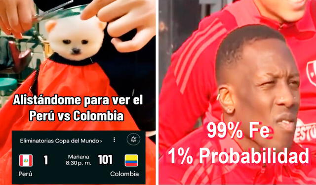  Los memes del Perú vs. Colombia sacaron miles de sonrisas en las redes sociales. Foto: composición LR/X   