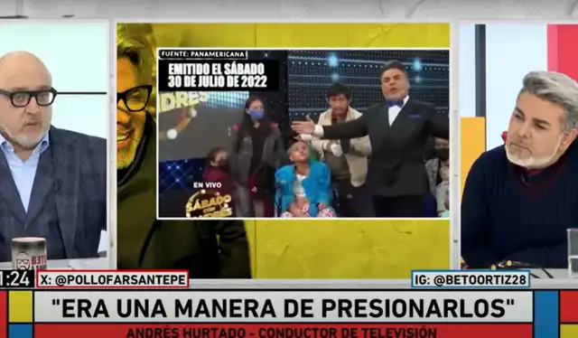 El escándalo por presunto lavado de activos contra Andrés Hurtado salió a la luz en la entrevista con Beto Ortiz. Foto: captura   