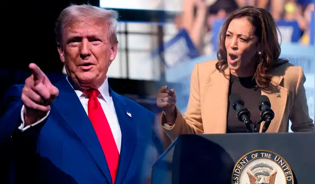  Kamala Harris y Donald Trump buscarán ganarse la confianza de los votantes en Pensilvania. Foto: Composición LR   