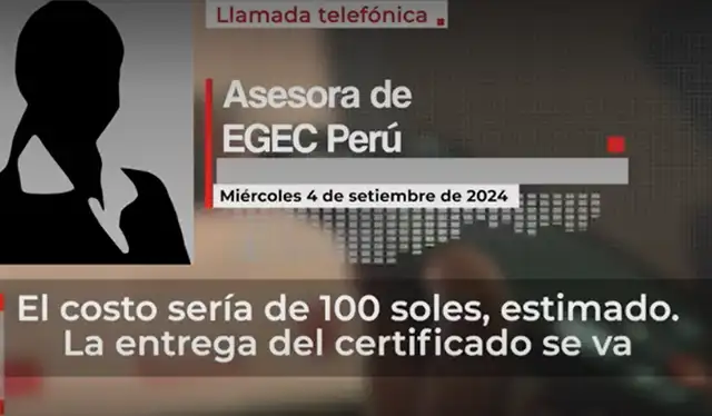 Ofrecen documentos a cambio de pagos de S/99.00. Foto: Captura America Noticias   