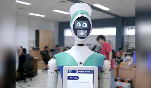 Qhali, robot diseñado por la PUCP para apoyar en hospitales. Foto: PUCP.<br><br> Qhali, robot diseñado por la PUCP para apoyar en hospitales. Foto: PUCP.<br><br>