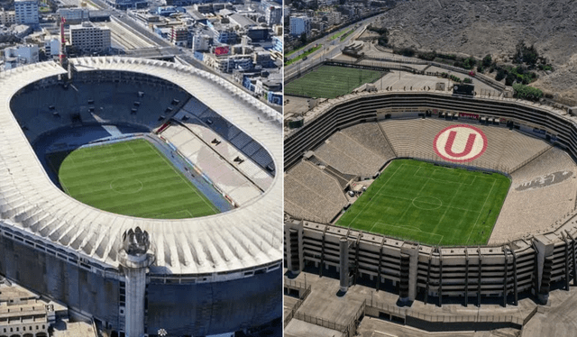  Estadios en Perú. Foto: composición LR   