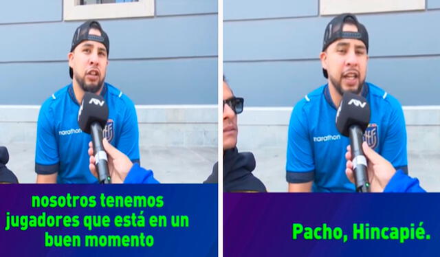  Los hinchas ecuatorianos defendieron acérrimamente a su selección. Foto: composición LR/TikTok/ATV   