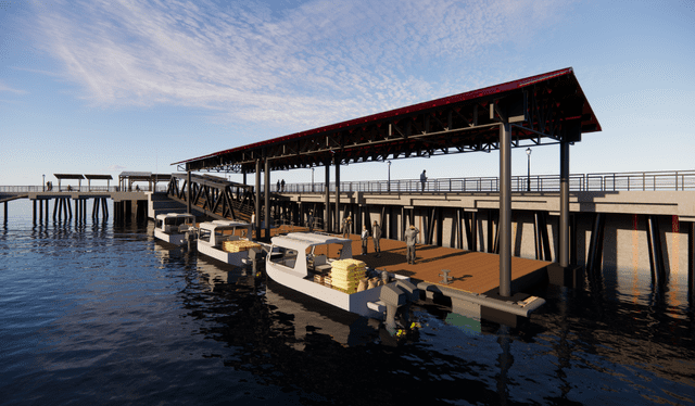 Así luciría el Lago Titicaca con el nueva embarcadero. Foto: Difusión 