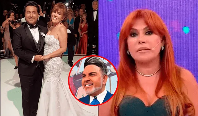  Magaly Medina contrajo matrimonio con Alfredo Zambrano en 2016.   