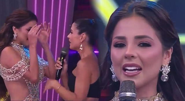  Luciana Fuster se emociona tras despedirse del Miss Grand Perú.    