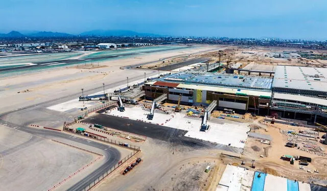 Obras por nuevo aeropuerto Jorge Chávez