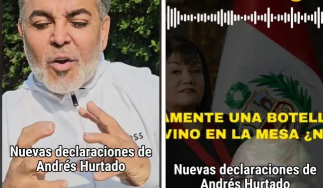 Andrés Hurtado reaparece y acusa a Beto Ortiz de armar complot en su contra. Foto: composición LR/ TikTok   