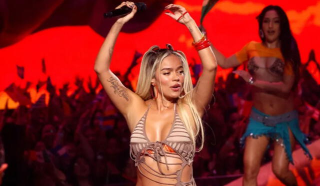 Karol G y su presentación en los MTV VMAS 2024. Foto: Billboards   