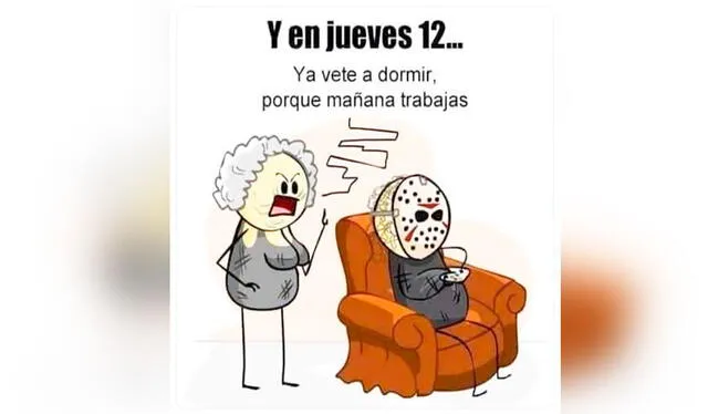 Usuarios en redes sociales no tardaron en crear las más graciosas imágenes por viernes 13, día de supersticiones y claro, del infaltable Jason Voorhees. Foto: composición LR/X   