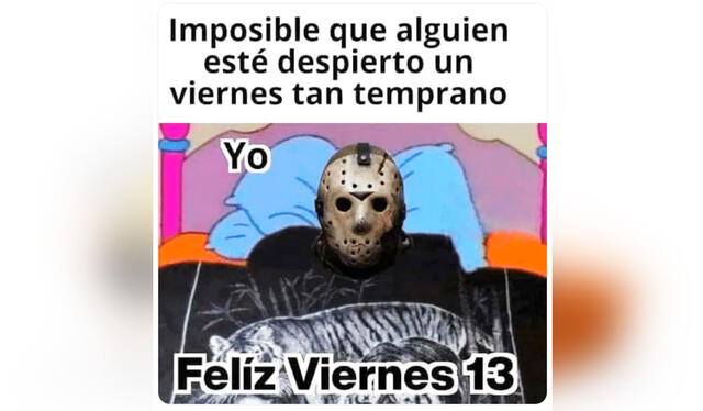 Usuarios en redes sociales no tardaron en crear las más graciosas imágenes por viernes 13, día de supersticiones y claro, del infaltable Jason Voorhees. Foto: composición LR/X   