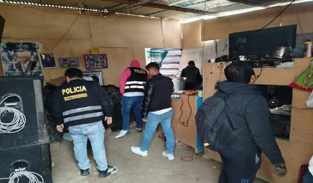  Policía allanó vivienda de delincuente. Foto: PNP    