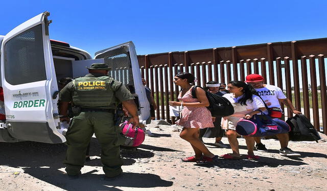 La migración a EEUU es levantada por Trump como el gran tema de su campaña. Si gana, no la va a permitir, dice. Foto: AFP   