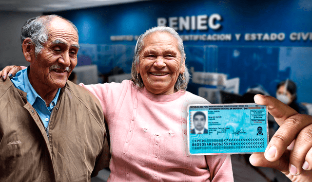 Reniec brinda facilidades a los mayores de 60 años para obtener el DNI electrónico, a través de estas campañas.   