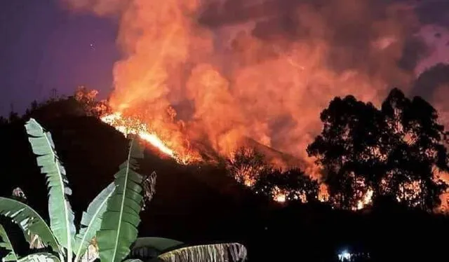  Incendio afecta a terrenos agrícolas. Foto: La Lupa    