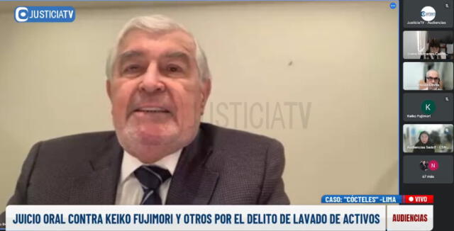 Ricardo Briceño fue interrogado por video conferencia   