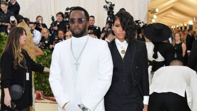  Sean "Diddy" Combs y Cassie Ventura en mayo de 2018 en el Museo Metropolitano de Arte en la ciudad de Nueva York. Foto: AFP    