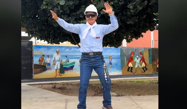 Muchacho quiere recordar la alegría que transmitía el ‘Ingeniero bailarín’. Foto: TikTok    