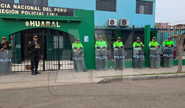  El presunto feminicida en Depincri de Huaral.    