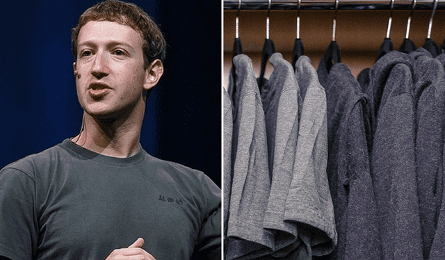  El creador de Facebook opta siempre por usar camisetas en tonos grises, jeans y zapatillas deportivas. Foto: Composición LR | ComputerHoy | Emprendedores.   