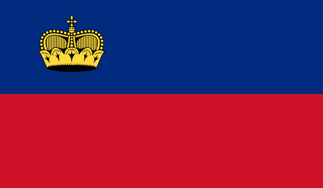  Liechtenstein, por su parte, añadió una corona dorada al emblema en su bandera. Foto: Wikipedia   