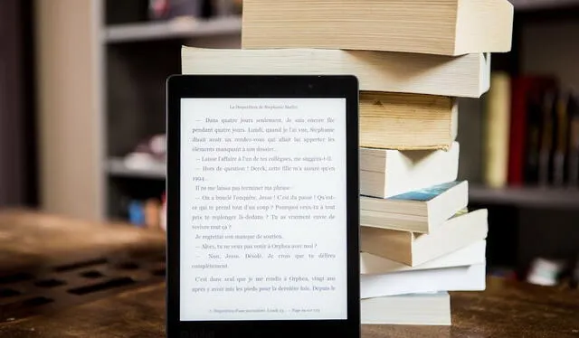 Los E-Books, facilitan llevar cientos de libros en un formato ligero y compacto. Foto: Marca   