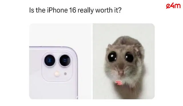 El lanzamiento del iPhone 16 generó una ola de divertidos memes que se hicieron virales en las redes sociales. Foto: composición LR/X   