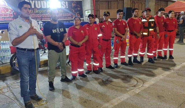 Guevara Rodríguez en Bomberotón de Jaén. Foto: Gobierno Regional de Cajamarca   