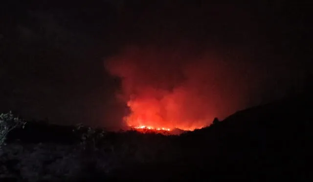  Incendios forestales en Luya, Amazonas. Foto: Municipalidad de Luya-Lámud/Facebook   