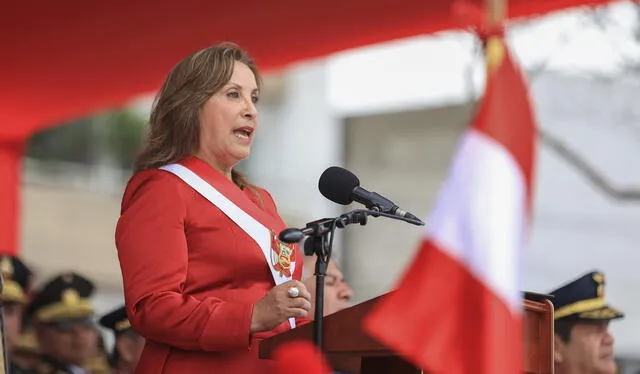 La presidenta Dina Boluarte indicó los avances de proyectos en el Perú. Foto: Presidencial.   