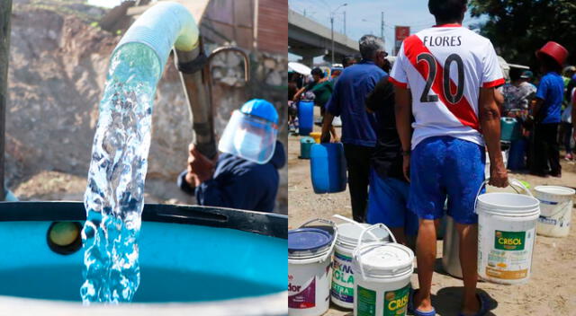 Los distritos que enfrentarán cortes incluyen La Molina, San Isidro, Los Olivos y más. Se recomienda a los residentes almacenar agua suficiente para las necesidades básicas durante este periodo. Foto: difusión   