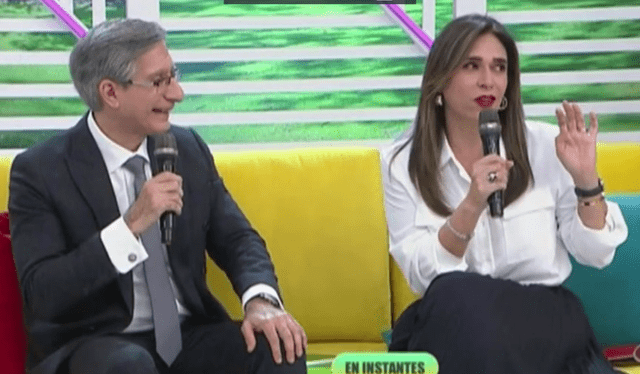 Federico solo atinó a reírse de la situación. Foto: América TV   