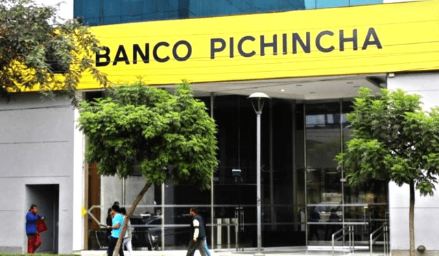  Banco Pichincha es el banco con mayor porcentaje de rentabilidad en un plazo de tres meses. Foto: Andina    