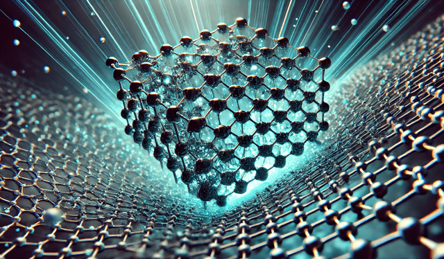  El grafeno y su composición que está en plena investigación. Foto: composición chat gpt   