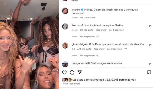  <em>Lele Pons, Winnie Harlow, Anitta y Danna se unieron a Shakira en este proyecto.</em>    