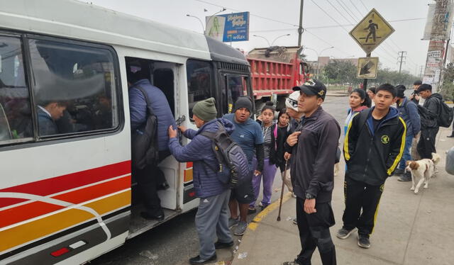 Paro de transportistas en Lima. Foto: La República